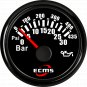 Marine Boat Engine Outboard Oil Pressure Gauge 9-32V 0-30Bar 52mm 2â 0.5-4.5V
