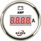 Boat Digital Amperemeter AMP Gauge W/ Current Shunt Pick-up 150A 9-32V 52mm