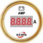 Boat Digital Amperemeter AMP Gauge W/ Current Shunt Pick-up 150A 9-32V 52mm