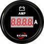 Boat Digital Amperemeter AMP Gauge W/ Current Shunt Pick-up 150A 9-32V 52mm