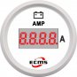 Boat Digital Amperemeter AMP Gauge W/ Current Shunt Pick-up 150A 9-32V 52mm