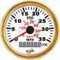 Marine Boat Auto GPS Speedometer Speed Meter Gauge 85mm 35MPH 9-32V 316L Bezel