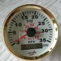 Marine Boat Auto GPS Speedometer Speed Meter Gauge 85mm 35MPH 9-32V 316L Bezel