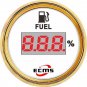 Marine Boat Digital Fuel Tank Level Gauge 240-33ohms 9-32V 52mm 2â 316L Bezel