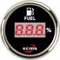 Marine Boat Digital Fuel Tank Level Gauge 240-33ohms 9-32V 52mm 2â 316L Bezel
