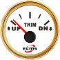 Marine Boat Outboard Engine Trim Tilt Gauge 9-32V 167-10Ω UP-DN 52mm 2â Top 316L