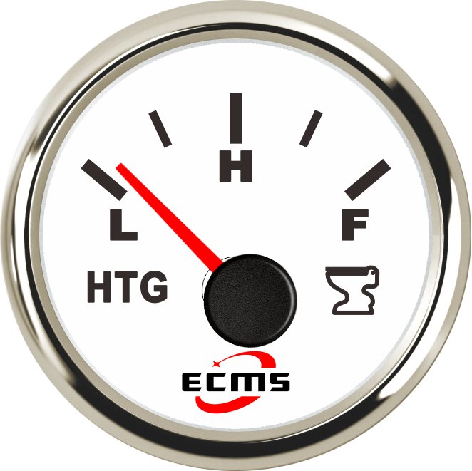 Marine Boat Sewage Black Water Tank Level Gauge 240-33 ohms 9-32V 52mm 2&acirc;��  316L
