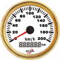 Marine Boat Auto GPS Speedometer Speed Meter Gauge 85mm 200km/h 9-32V 316L Bezel