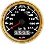 Marine Boat Auto GPS Speedometer Speed Meter Gauge 85mm 200km/h 9-32V 316L Bezel