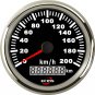 Marine Boat Auto GPS Speedometer Speed Meter Gauge 85mm 200km/h 9-32V 316L Bezel