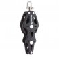 Sailboat 60mm 2 1/3" Single Swivel Shackle Fiddle Becket Block Master BP-0620F