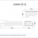 Cobalt 25 LS Swim Platform Pad 1/4" 6mm Boat EVA Teak Decking