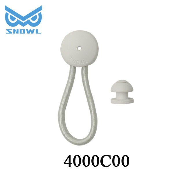 10 Sets White Bungee Shock Cord Clip Loop Boat Truck Tarp Canvas Cover With Knob