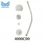 10 Sets White Bungee Shock Cord Clip Loop Boat Truck Tarp Canvas Cover With Knob