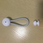 10 Sets White Bungee Shock Cord Clip Loop Boat Truck Tarp Canvas Cover With Knob