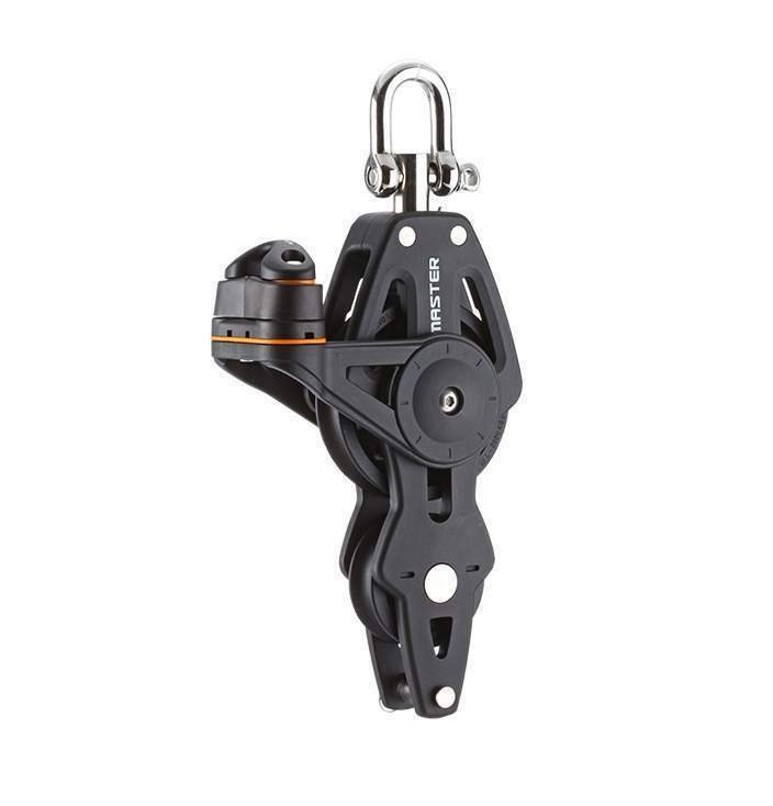 Sailboat 50mm 2" Single Swivel Shackle Fiddle Becket Fairlead Cleat Block Master