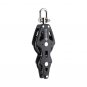 Sailboat 72mm 2 5/6" Single Swivel Shackle Fiddle Becket Block Master BP-7220F