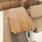 Plain Teak Table Top with Cut Corner 420 x 620/480 x 770/610 x 900mm Venice Marine Boat RV Caravan