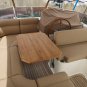 Plain Teak Table Top with Cut Corner 420 x 620/480 x 770/610 x 900mm Venice Marine Boat RV Caravan