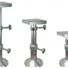 Two Stage Adjustable Table Pedestal Mount Aluminum 11.61"-27.16" For Marine Boat