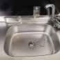 2 Burner Gas Stove Sink Combo with Glass Lid 2*1.8KW 775*365*150/120mm GR-904RS Boat RV