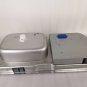 2 Burner Gas Stove Sink Combo with 2 Glass Lid 2*1.8KW 775*365*150/120mm GR-904RD Boat RV