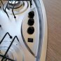 3 Burner Gas Stove Hob With Glass Lid 3*1.35KW 560*440*60mm GR-888 Boat Caravan RV Camper