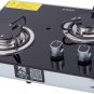 2 Burner LPG Gas Stove Hob With Tempered Glass 2*1.8KW 380*300*70mm GR-B003 Boat Caravan RV
