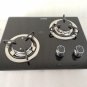 2 Burner LPG Gas Stove Hob With Tempered Glass 2*1.8KW 380*300*70mm GR-B003 Boat Caravan RV