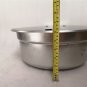 Stainless Steel Round Sink with Tempered Glass Lid &ETH;&curren;408*150mm Caravan RV FS-570