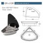 Stainless Steel Sink with Tempered Glass Lid 480*480*145mm GR-610R Boat Caravan