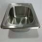 RV Caravan Boat SS Rectangular Hand Wash Basin Sink 380x380x150mm GR-527