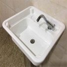 White Acrylic Sink Basin Hand Wash Basin 445*400*145mm Boat Caravan RV GR-Y009B
