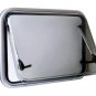 Aluminum Alloy Top Hung Side Window Round Angle Ventilation Hatch With Screen& Blind RV Caravan