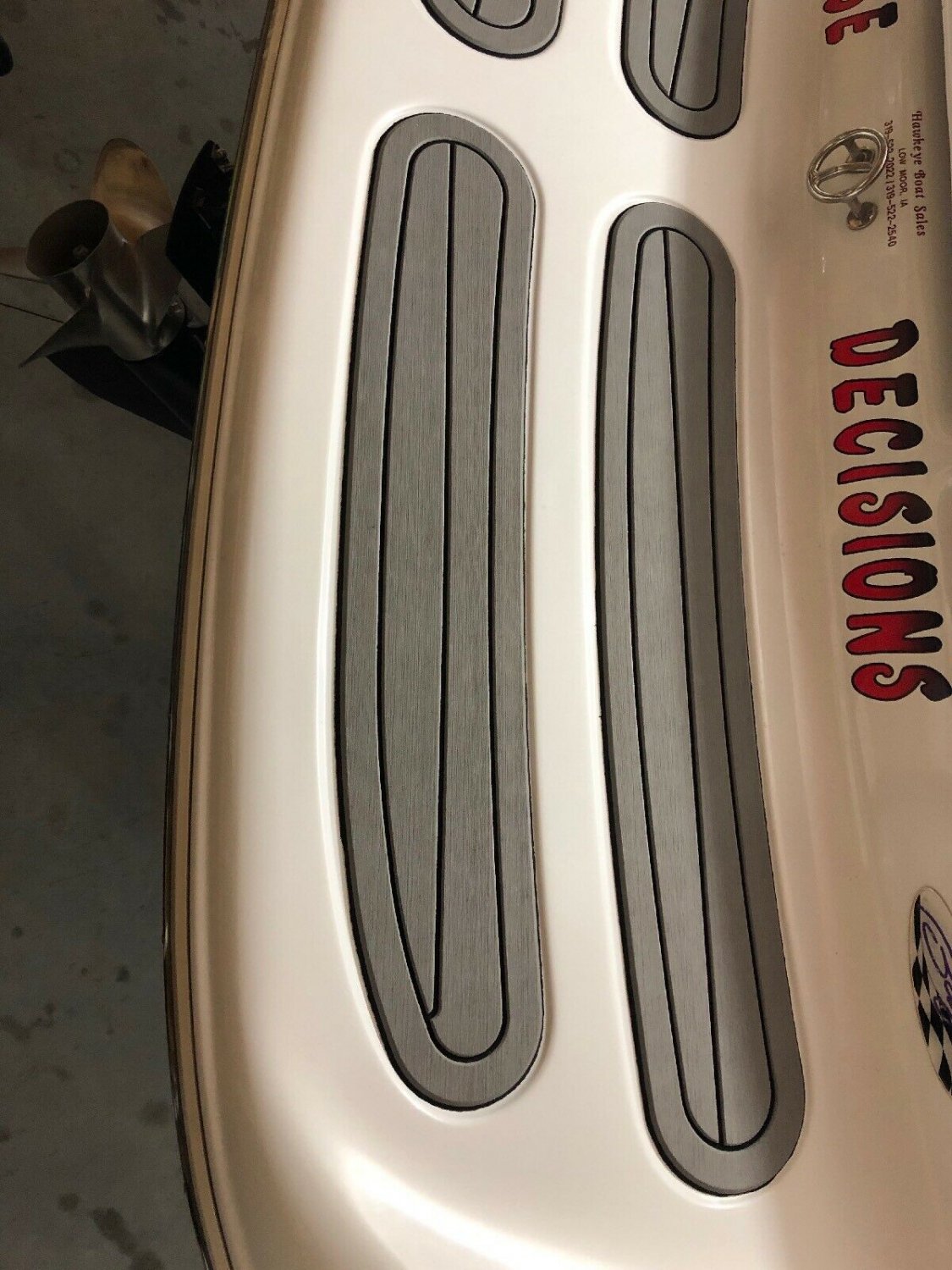 1999 Baja Islander 240 Swim Platform Boat EVA Faux Foam Teak Deck Floor Pad