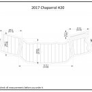 2017 Chaparral H20 Swim Step Platform Boat EVA Faux Foam Teak Deck Floor Pad