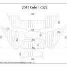 2019 Cobalt CS22 Swim Step Transom Boat EVA Faux Foam Teak Deck Floor Pad