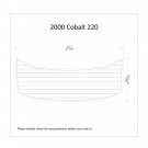 2000 Cobalt 220 Swim Platform Boat EVA Faux Foam Teak Deck Floor Pad