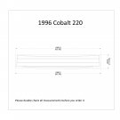 1996 Cobalt 220 Swim Platform Boat EVA Faux Foam Teak Deck Floor Pad