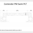 2005 Contender 31 Swim Platform Boat EVA Faux Foam Teak Deck Floor Pad