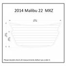 2014 Malibu 22 MXZ Swim Platform Boat EVA Faux Foam Teak Deck Floor Pad