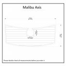 Malibu Axis Swim Platform Boat EVA Faux Foam Teak Deck Floor Pad