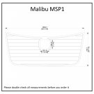 Malibu MSP1 With Hatch Cutout Swim Platform Boat EVA Faux Foam Teak Deck Floor Pad