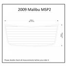 2009 Malibu MSP2 Swim Platform Boat EVA Faux Foam Teak Deck Floor Pad