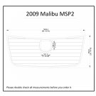 2009 Malibu MSP2 With Hatch Cutout Swim Platform Boat EVA Faux Foam Teak Deck Floor