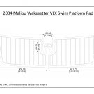 2004 Malibu Wakesetter VLX Swim Platform Boat EVA Faux Foam Teak Deck Floor Pad