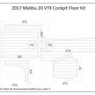 2017 Malibu 20 VTX Cockpit Floor KitBoat EVA Faux Foam Teak Deck Floor Pad