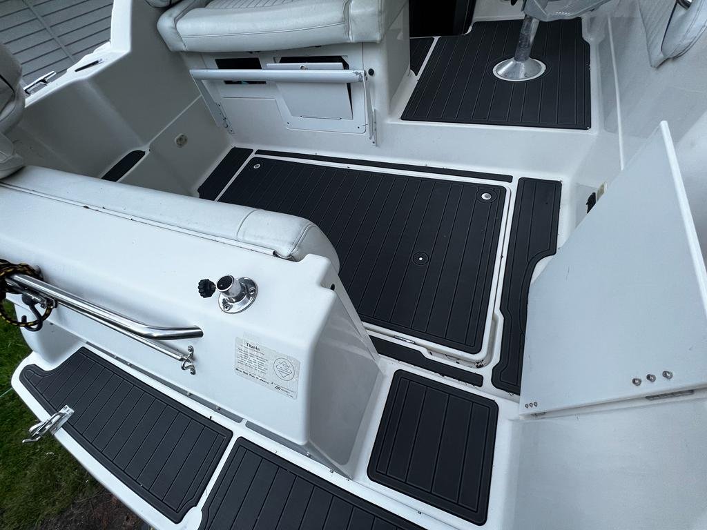 1997 Bayliner 2855 Swim Platform Cockpit Bow Boat EVA Faux Teak Deck Floor Pad