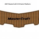 2007 MasterCraft X-45 Swim Platform Pad Boat EVA Foam Faux Teak Deck Floor Mat