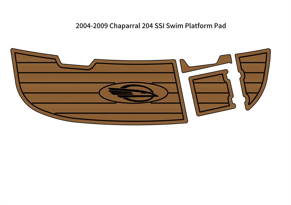 2004-2009 Chaparral 204 SSI Swim Platform Boat EVA Foam Teak Deck Floor Pad Mat